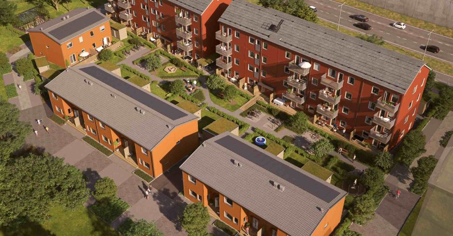 Nytt bostadskvarter snart färdigt i Hyllie Logo