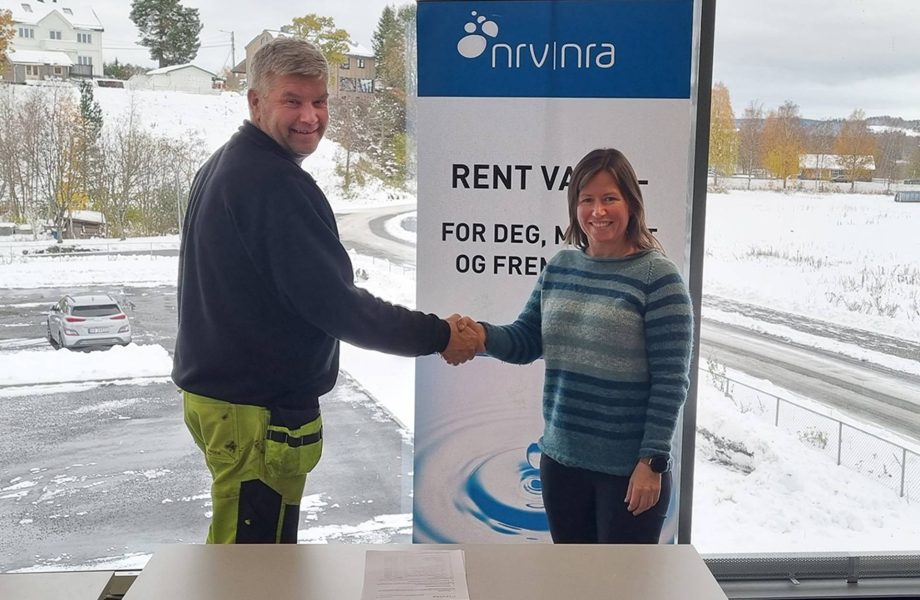 Peab bygger vattenledning i Norge
