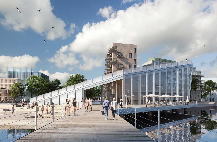 Åhlin & Ekeroth uppför kajbyggnad i Norrköping