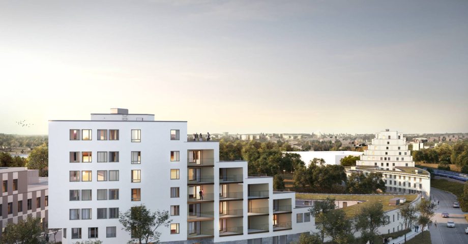 1 000 studentlägenheter på Stockholms nya universitetsområde Logo