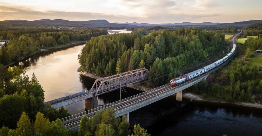 Norrbotniabanan: Klartecken för sträckan Dåva-Skellefteå Logo