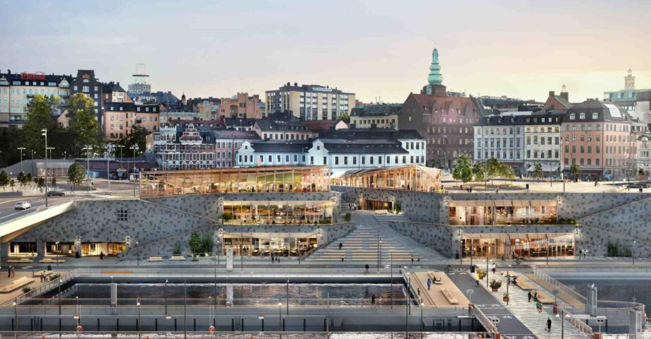 Nya Slussen börjar ta form – men flera arbeten återstår Logo