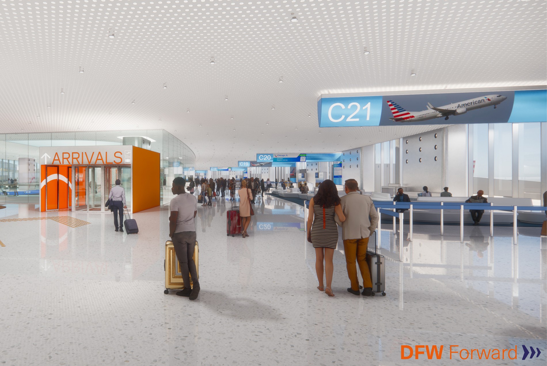 Flygplatsen DFW byggs om för 9 miljarder dollar
