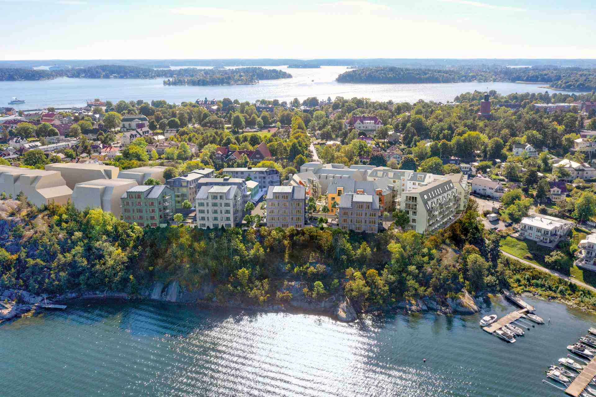 Utsikten i Vaxholm. Bild: Besqab