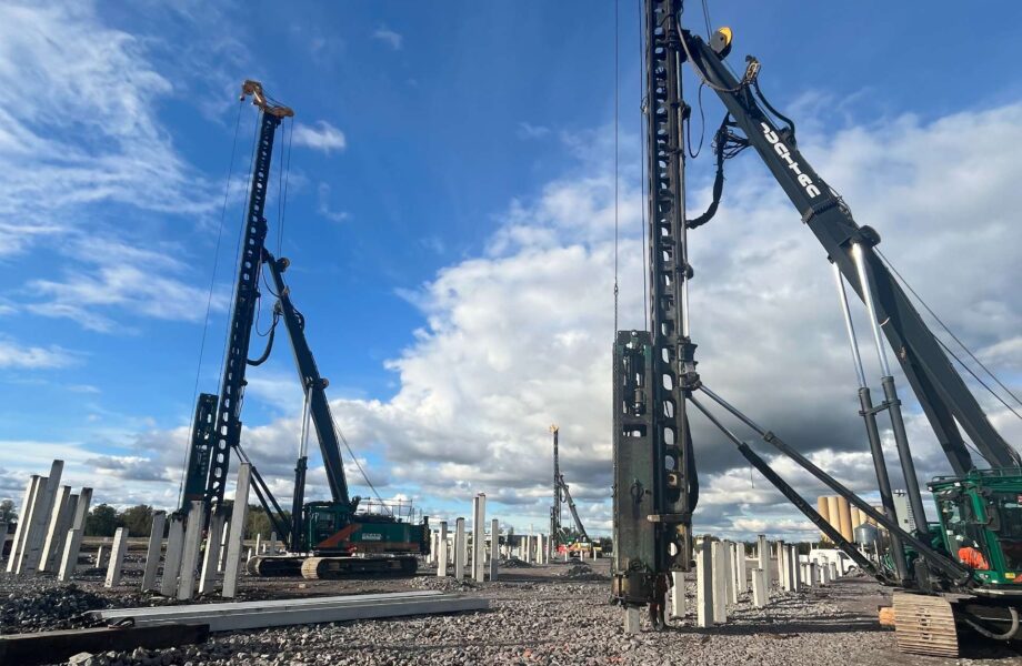 Peab satsar på grönare betongpålar