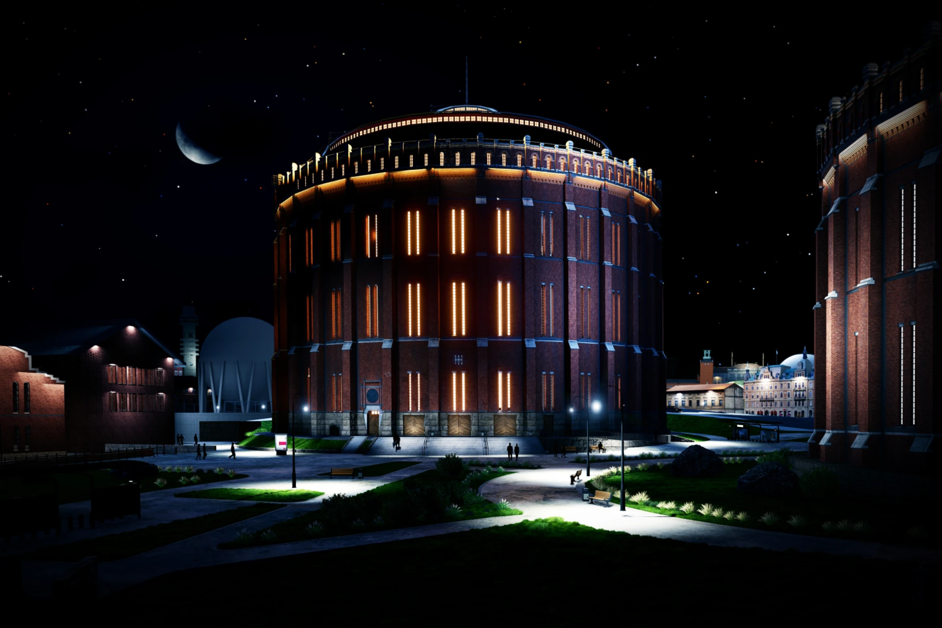 Hus byggs inuti hus – nu blir historiska Gasklockan kulturscen