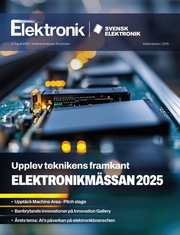 Elektronikmässan Stockholm 2025 - Officiell mässtidning Cover