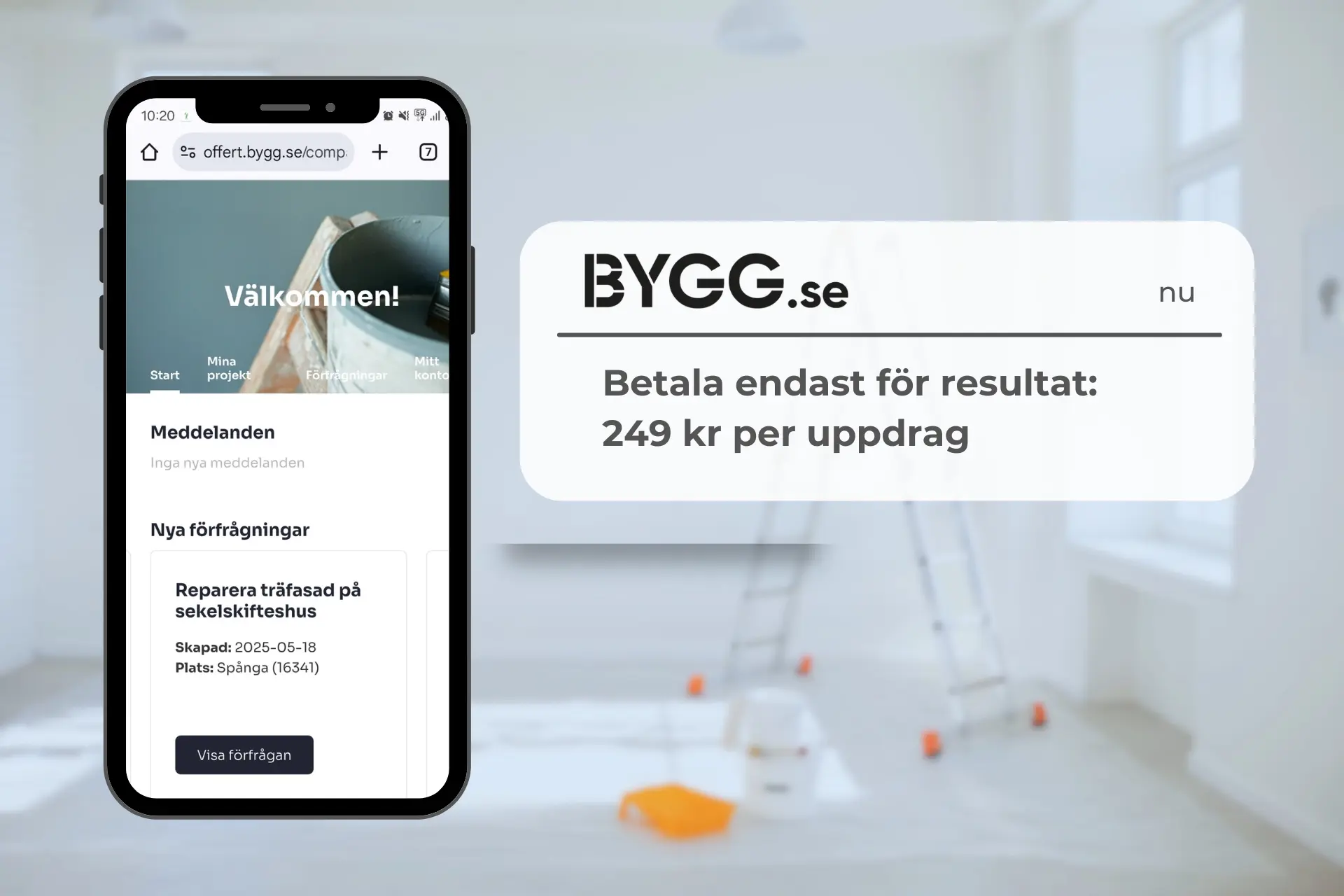 Säkra nya uppdrag idag - byggboom på BYGG.SE