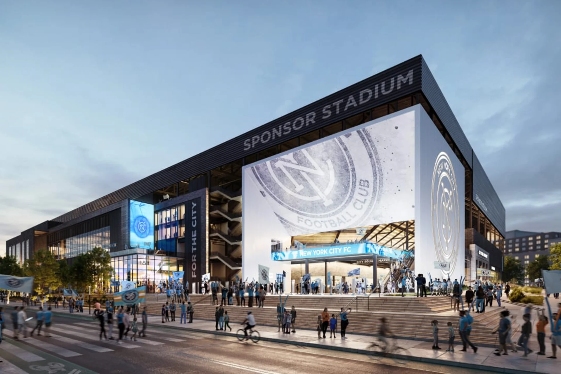 New York Citys första professionella fotbollsarena för 780 miljoner dollar byggs i Queens av Turner Construction.