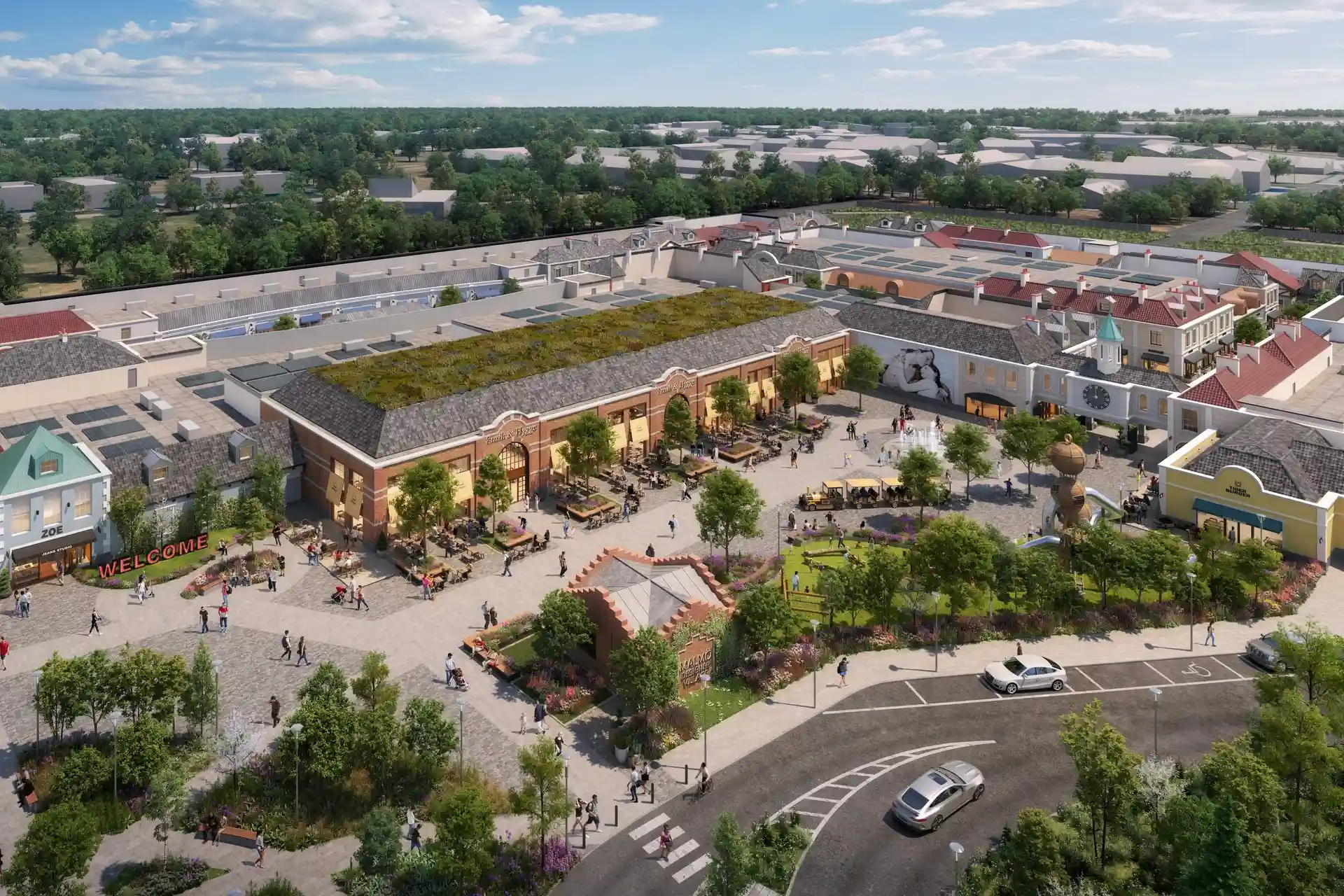 De bygger Skandinaviens största outlet