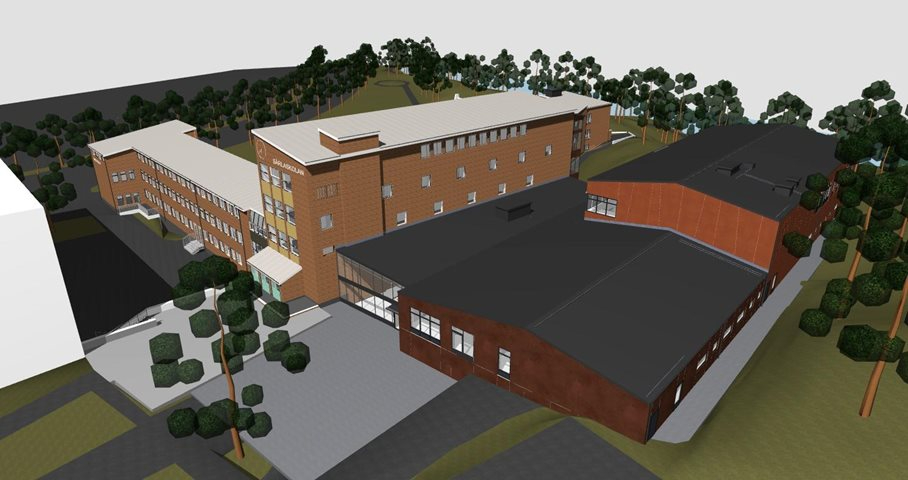 Från gammalt och slitet till ljust och modernt – nu står ombyggda Särlaskolan klar Logo