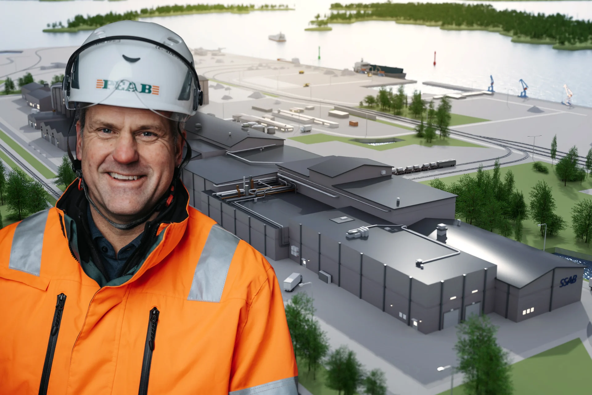 Peab och SSAB i avtal om nya stålverket