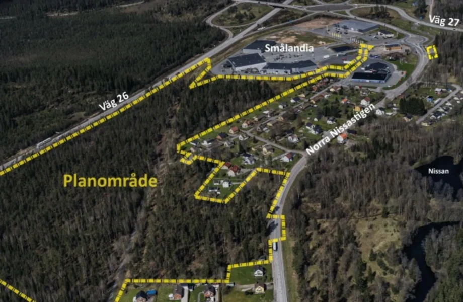 Kommunen i strid med grannar – om handelsområde