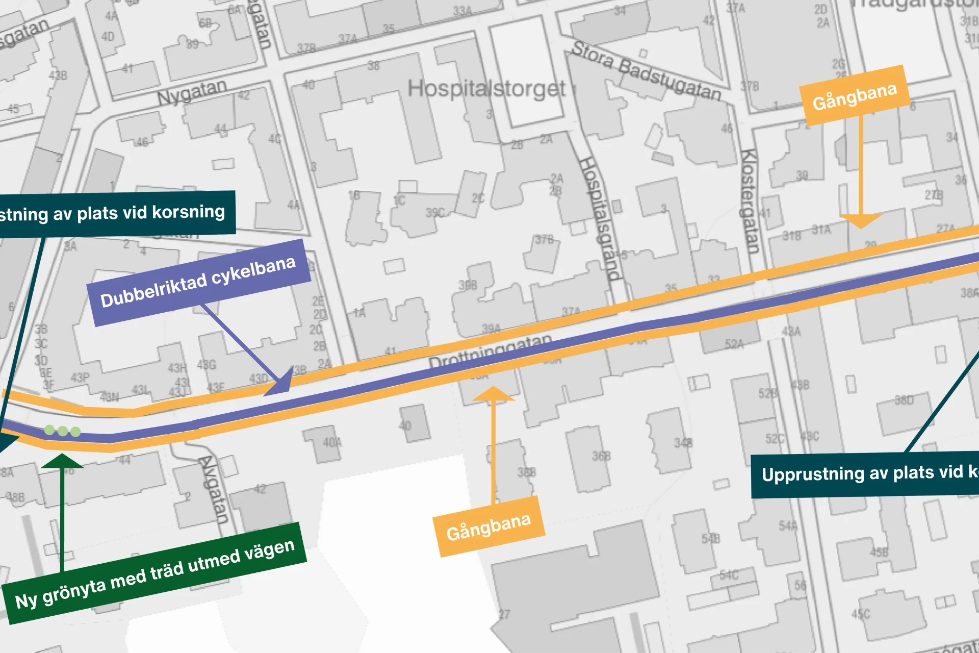 Byggstart för Linköpings nya bussgata