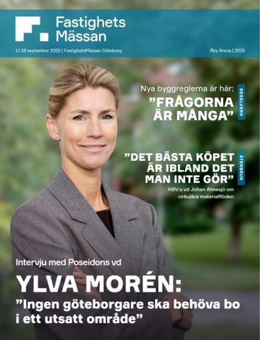 FastighetsMässan Göteborg 2025 - Officiell mässtidning Cover