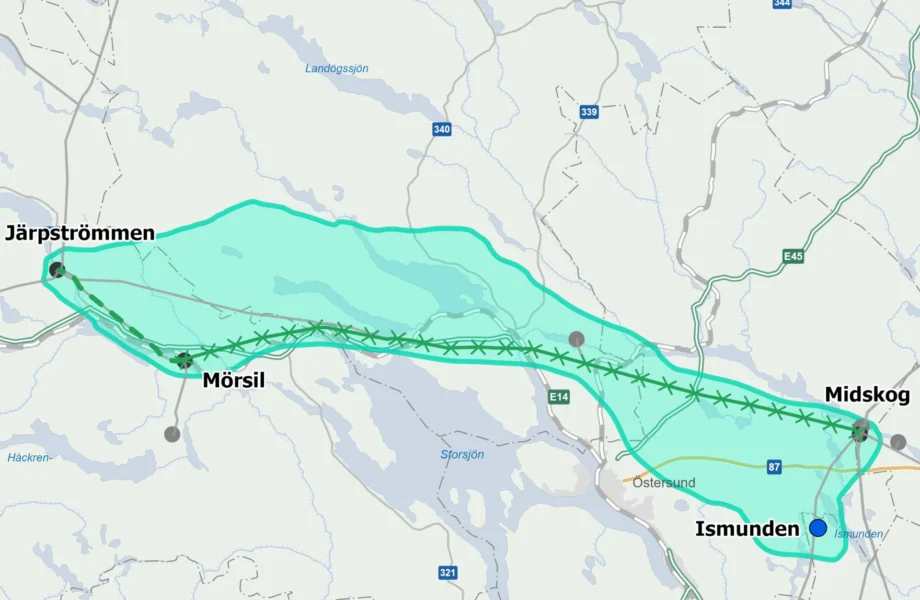 Planer på ny kraftledning i Jämtland