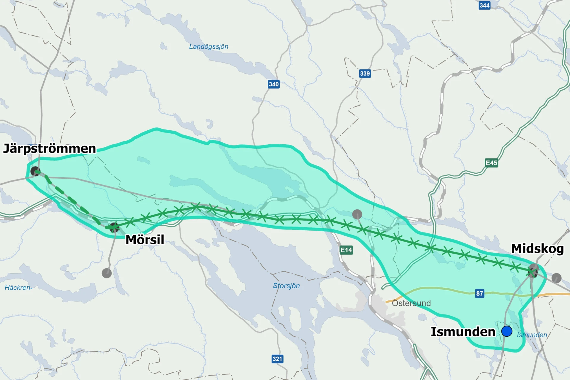 Planer på ny kraftledning i Jämtland