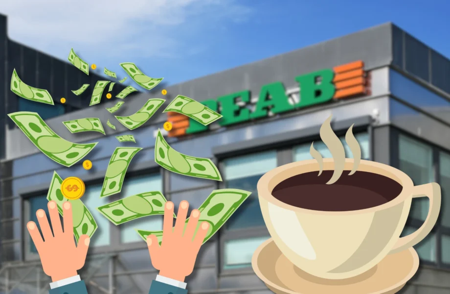Peabs pengar kom fel – kafé satte sprätt på dem
