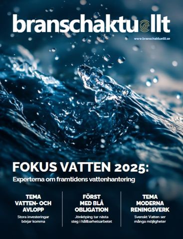Branschaktuellt - Fokus Vatten 2025 Cover
