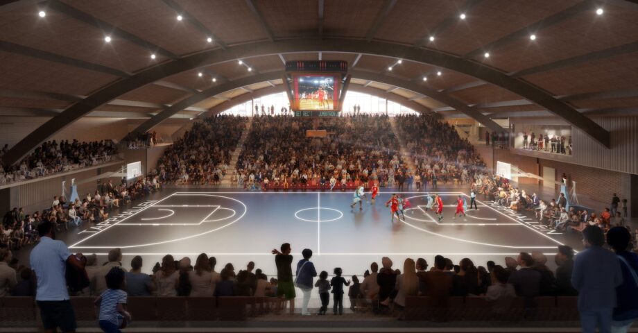 Gammal bryggeribyggnad blir nytt idrottscenter Logo
