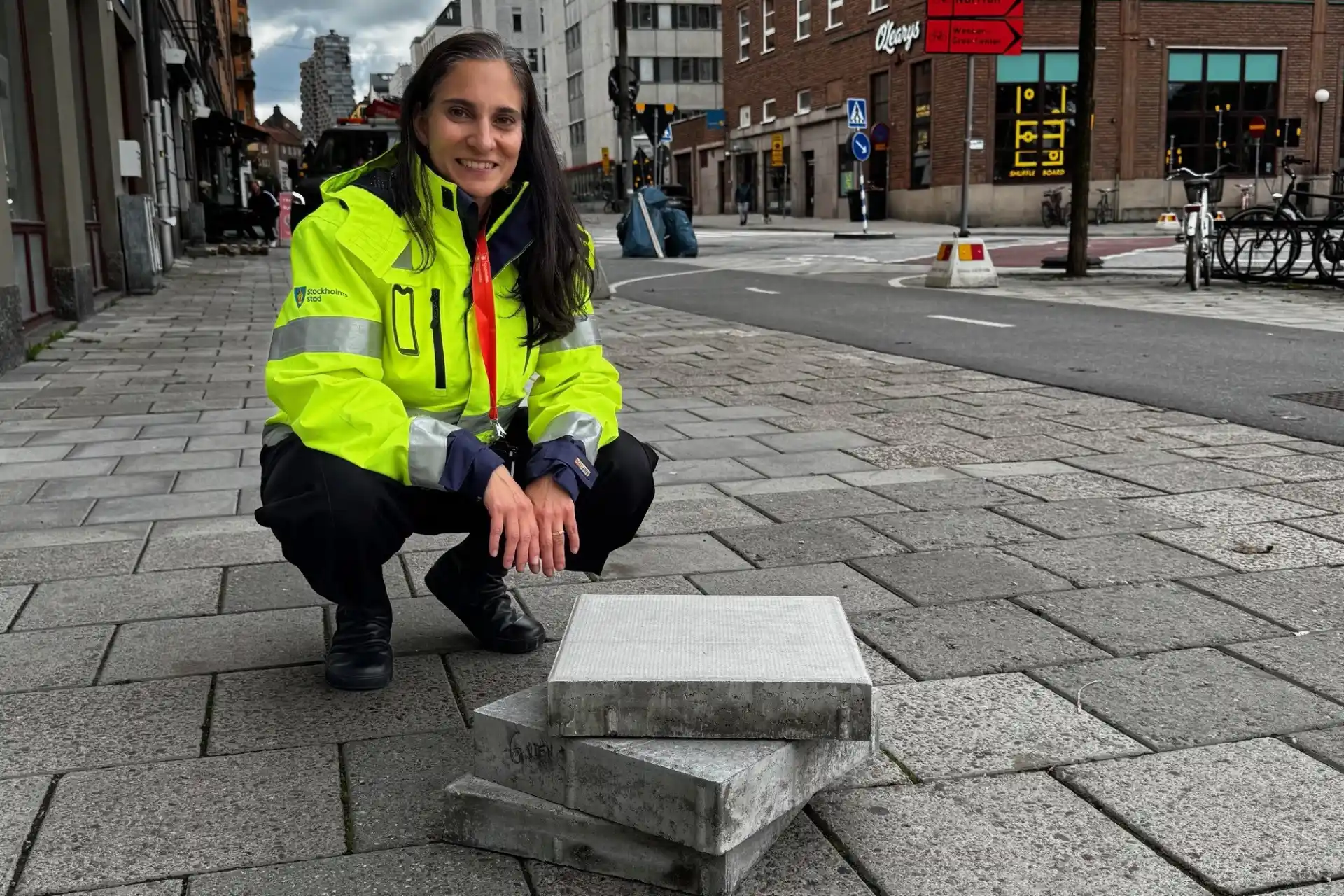 Stockholm testar klimatsmarta plattor - till högre kostnad