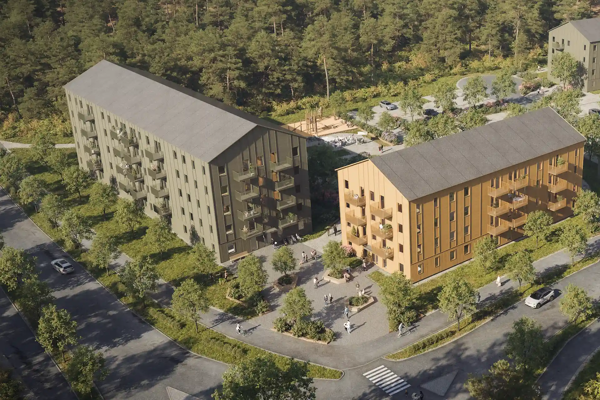 Här byggs 140 nya hyreslägenheter