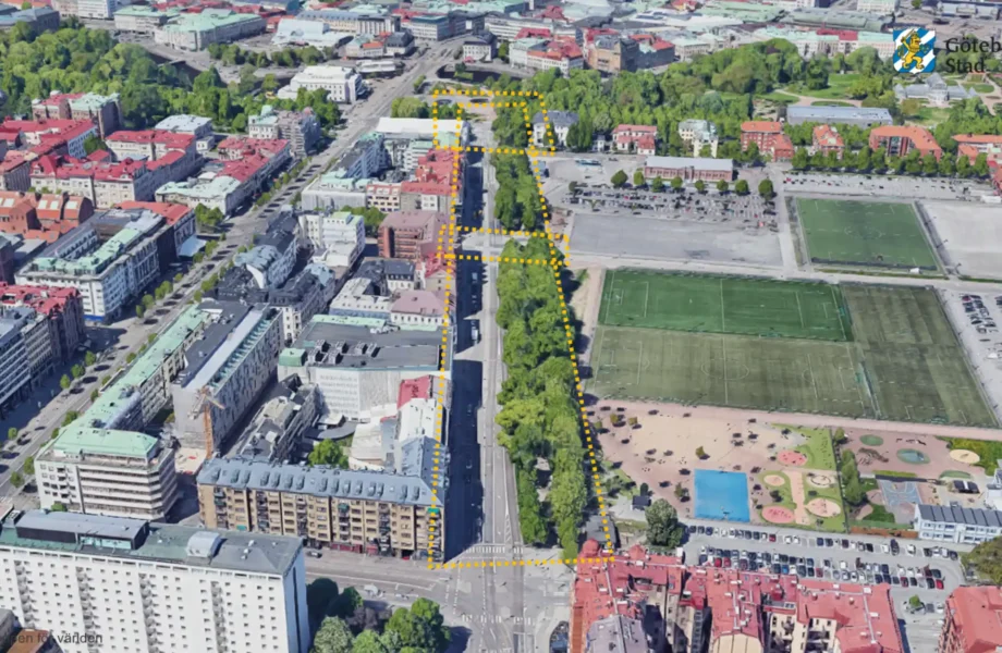 De projekterar ny cykelväg i centrala Göteborg