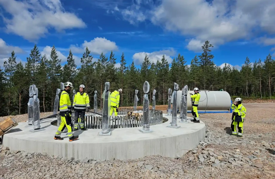 Vattenfall säkrar fossilfri cement till vindkraftsparker