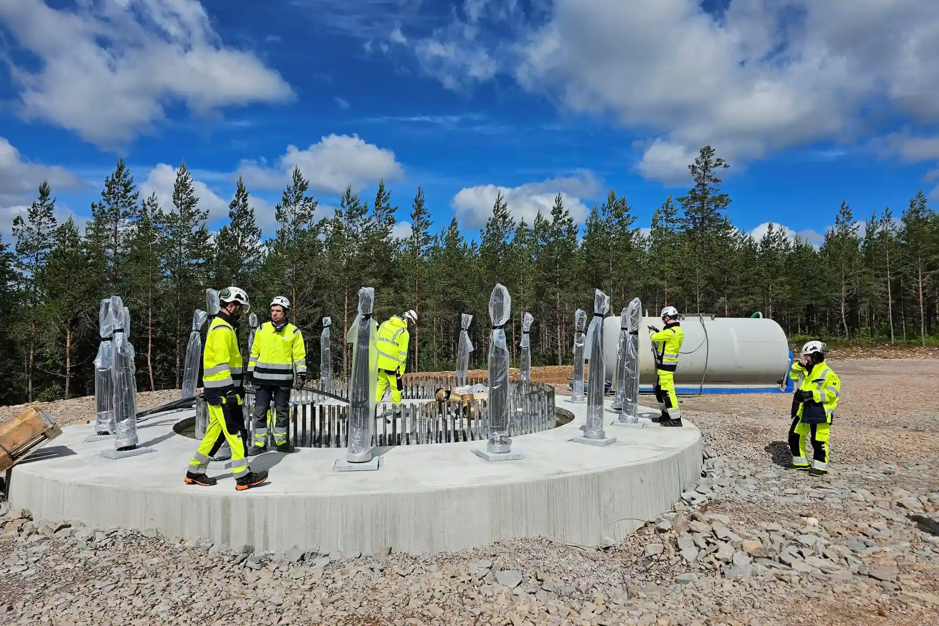 Vattenfall säkrar fossilfri cement till vindkraftsparker