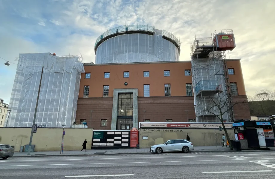 Stadsbiblioteket renoveras inför 100-årsjubileet