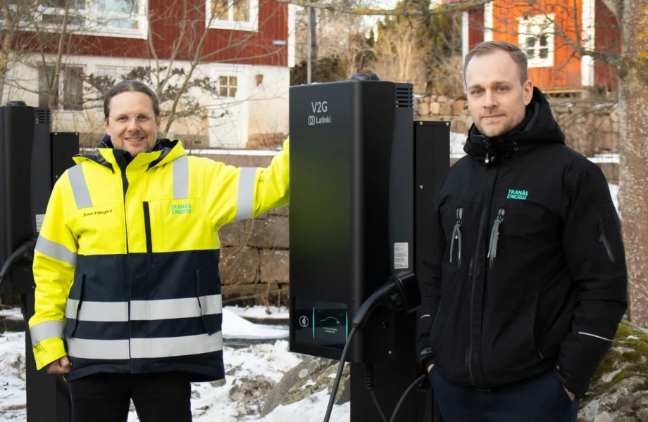 Testar elbilar som buffert för elnätet