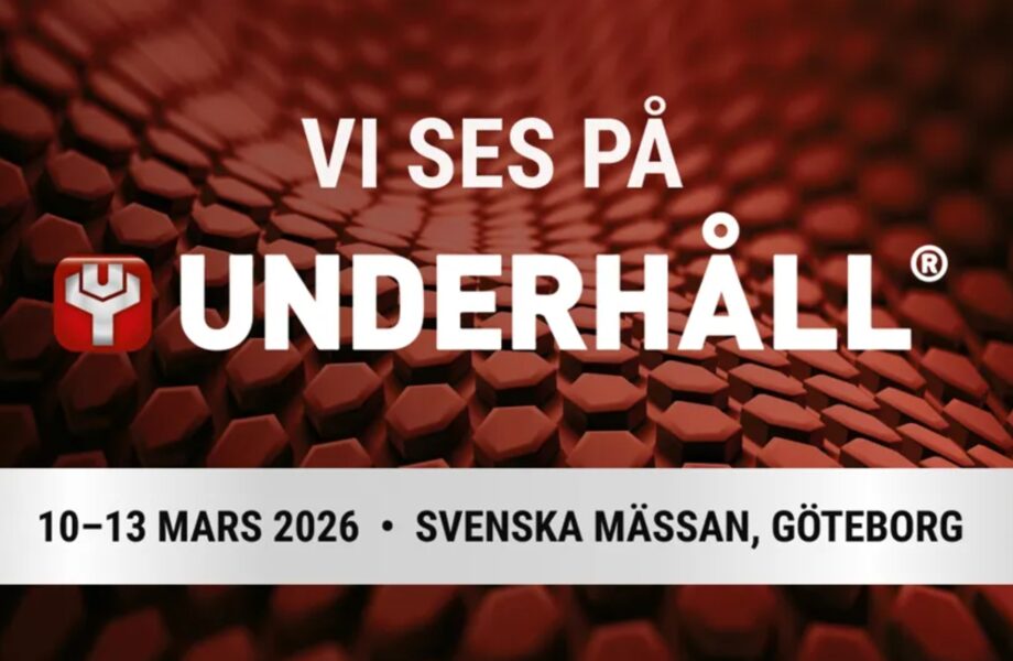 SPM ställer ut på Underhållsmässan 2026