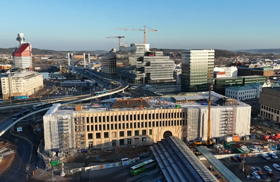 En första titt på Göteborgs spektakulära stationshus
