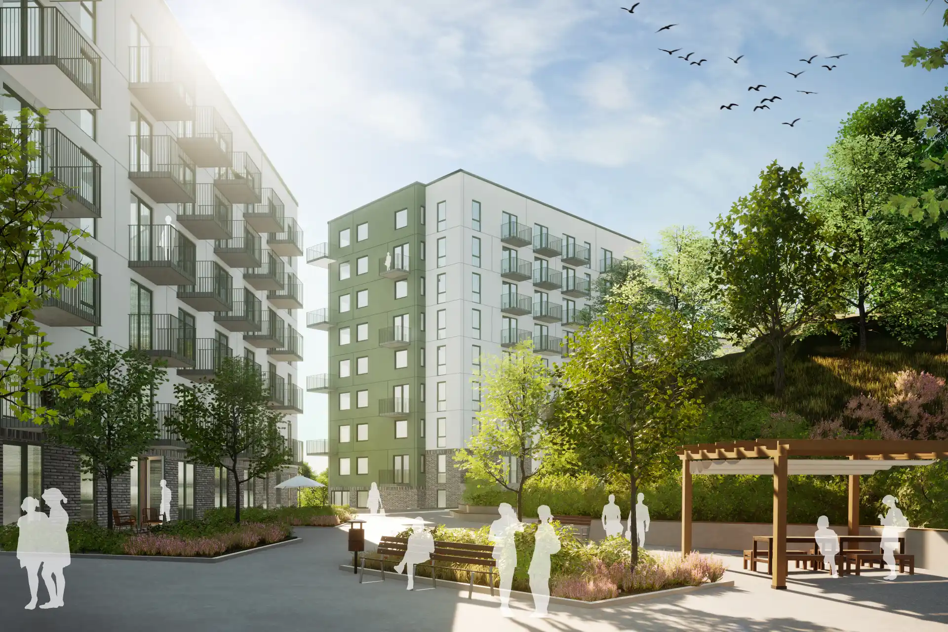 Här uppför ByggVesta 800 nya bostäder