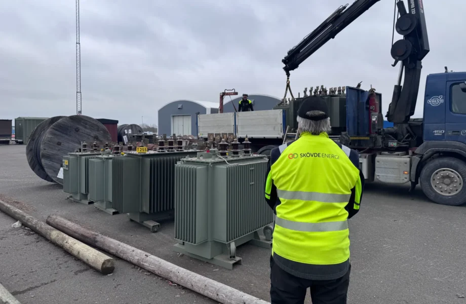 Skövde Energi donerar transformatorer till Ukraina