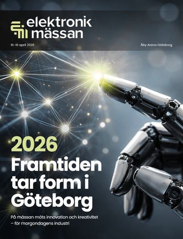 Elektronikmässan 2026 - Officiell mässtidning Cover