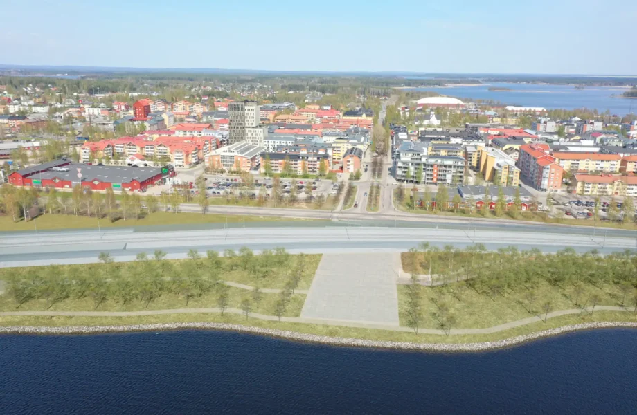 Här är nya linjeförslaget för Norrbotniabanan i Piteå