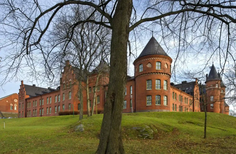 Renoverar historiska byggnaden - efter skadorna