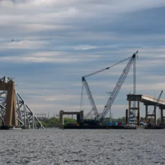 Maryland når milstolpe för Key Bridge