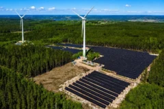 Efter förvärvet – nu är solparken i drift