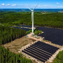 Efter förvärvet – nu är solparken i drift