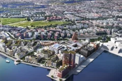 De blir först i nya stadsdelen