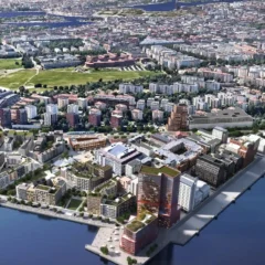 De blir först i nya stadsdelen