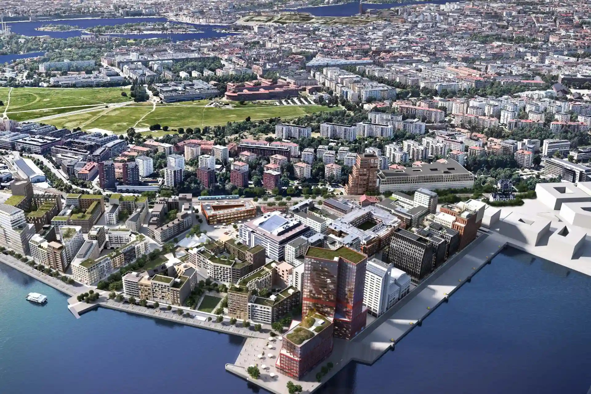 De blir först i nya stadsdelen