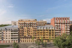 Jättarna bygger 260 lägenheter nära ny station