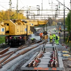 Vossloh rullar in mångårigt 800-miljoners ramavtal