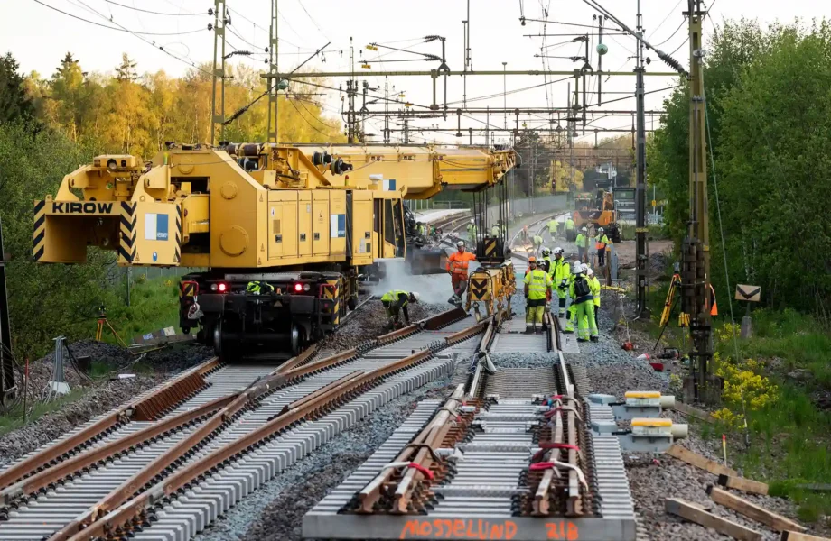 Vossloh rullar in mångårigt 800-miljoners ramavtal