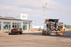 Stora projektet klart på flygplatsen - öppnar igen