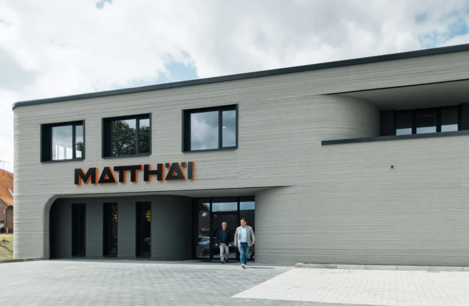 De 3D-printade sitt nya huvudkontor