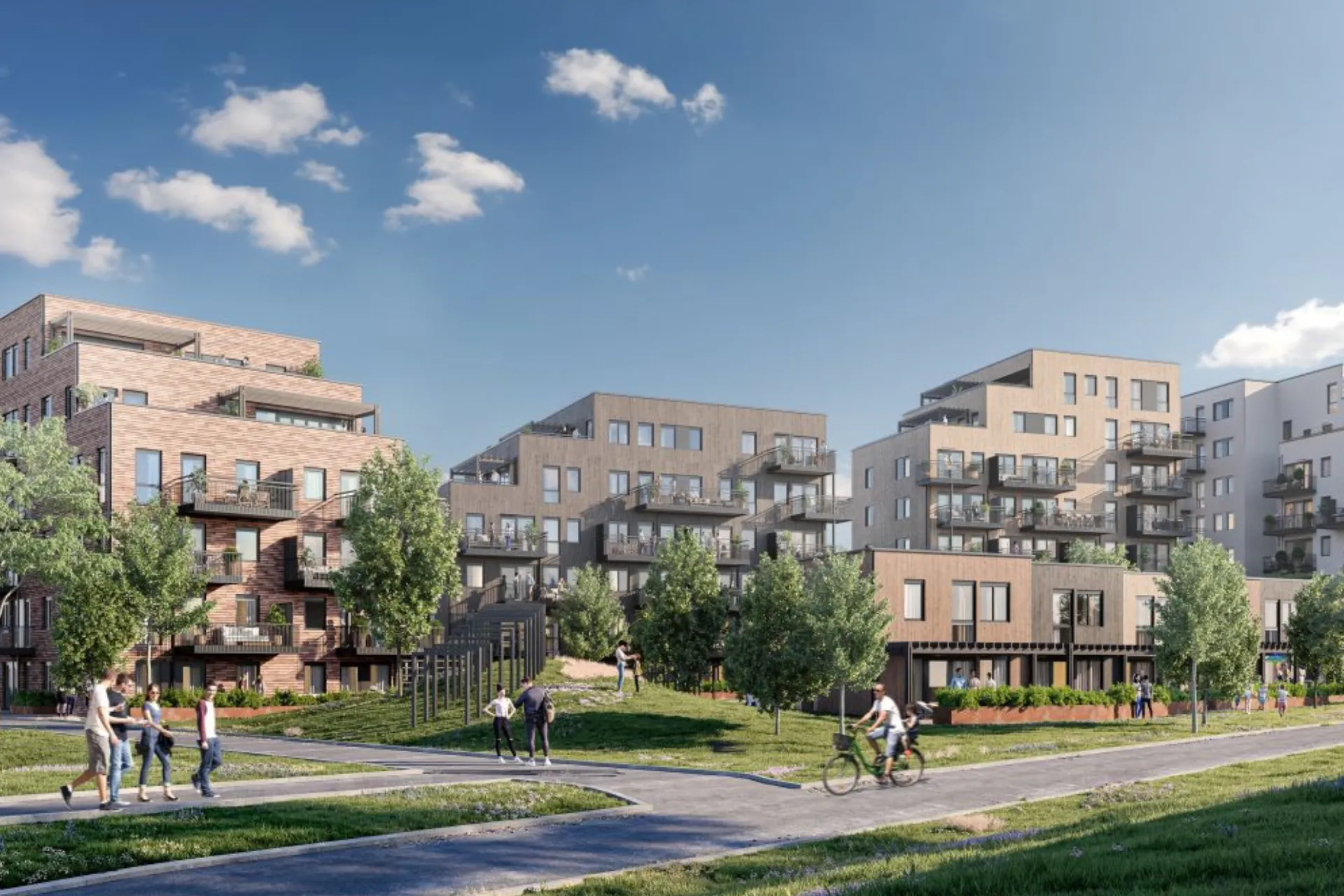 Skanska investerar i norska bostadsprojektet
